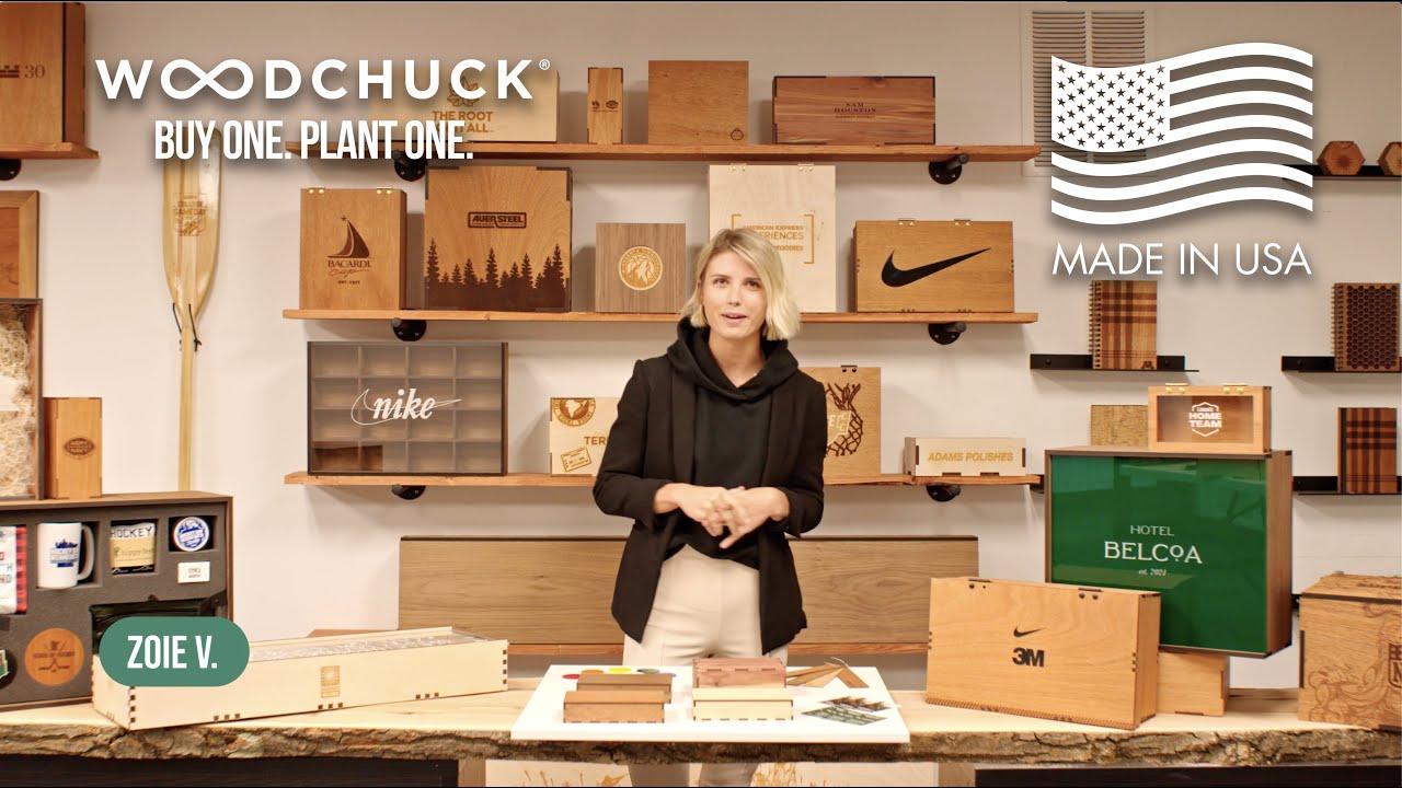 Load video: Watch as Zoie walks you through our premium wood packaging options, standard styles, custom add-ons, and why U.S.-made matters when it’s time to deliver.